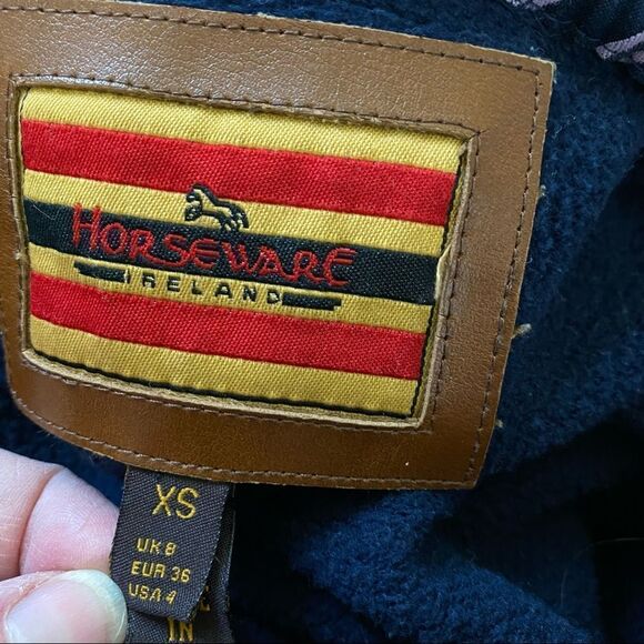 Horseware Ireland Zip Front Hoodie Sweatshirt XS - Picture 2 of 11